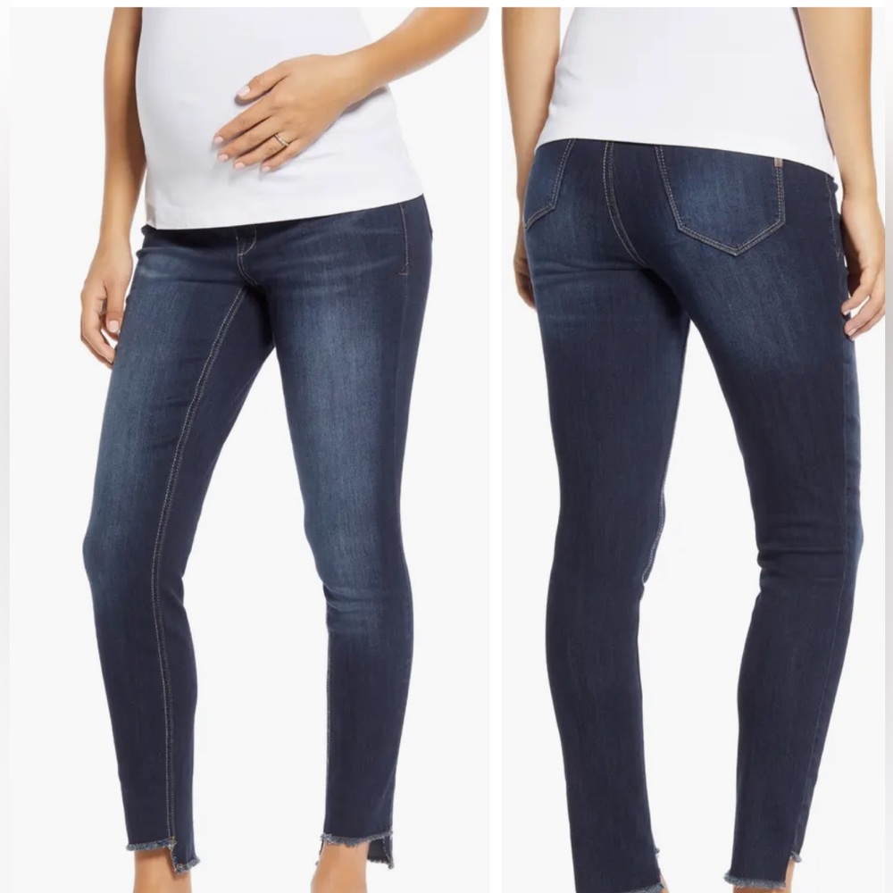 1822 Denim | Step Hem Skinny Maternity Jeans